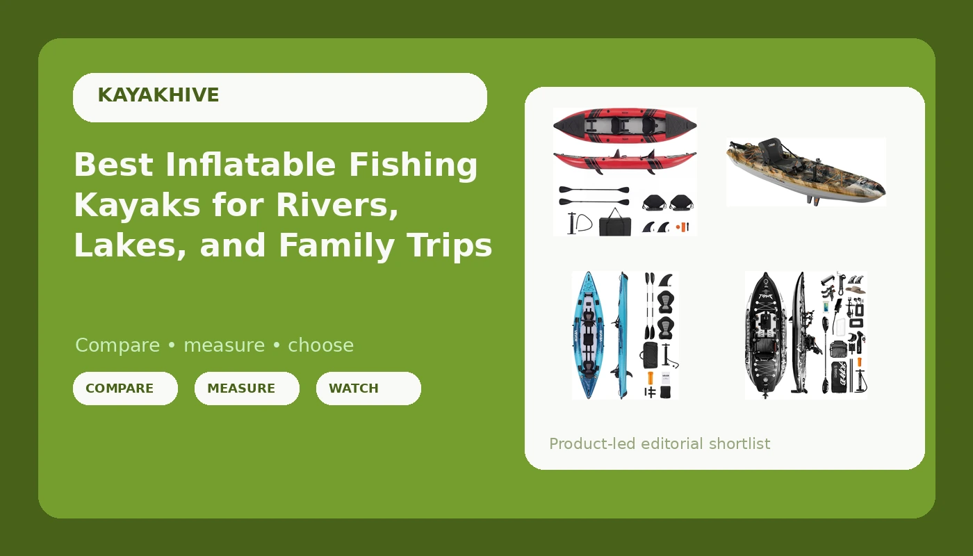 Best Inflatable Fishing Kayaks for Rivers, Lakes, and Family Trips