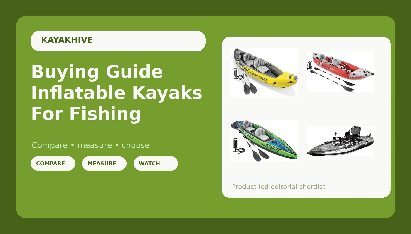 Buying Guide Inflatable Kayaks For Fishing - KayakHive review with measurements and honest opinion