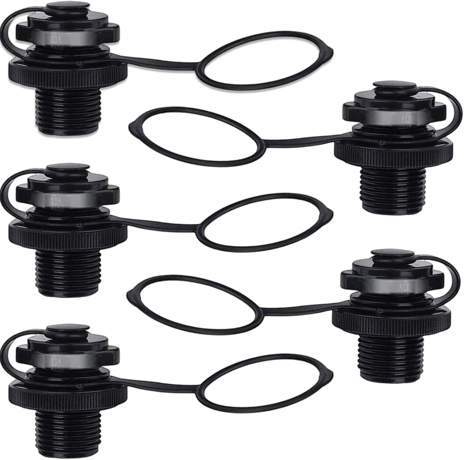 Inflatable Kayaks Boat Plug 5PCS,20MM Threaded Diameter Inflatable Boa (B0F6L91LDP)