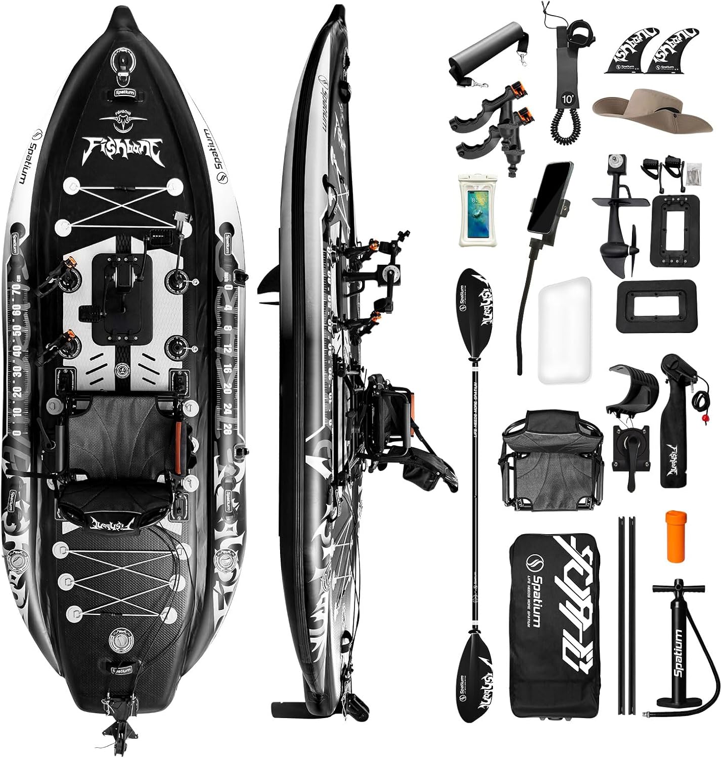 Spatium Pedal Fishing Inflatable Kayak