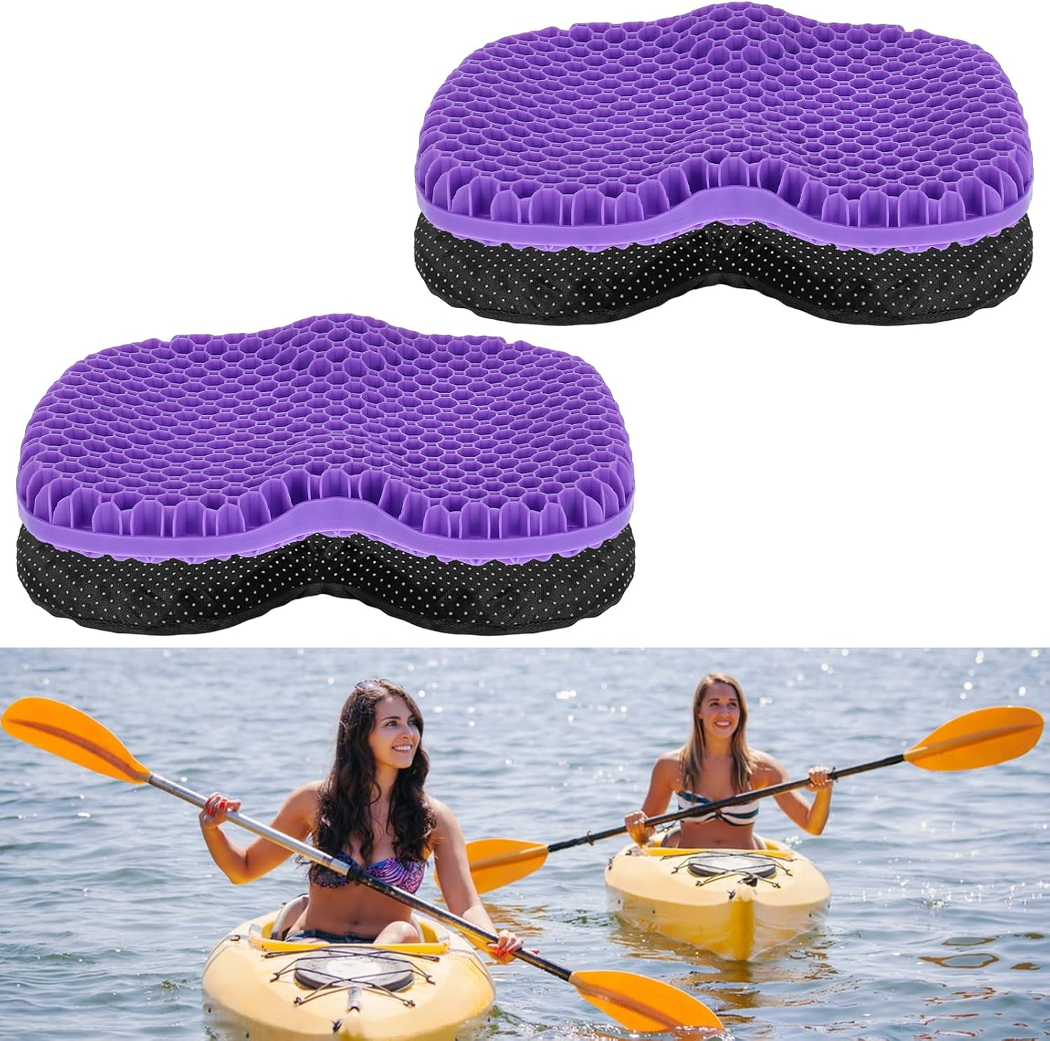 YEXEXINM Anti Slip Kayak Seat Cushion Thick Waterproof-Gel Breathable (B0GRVL3YKV)